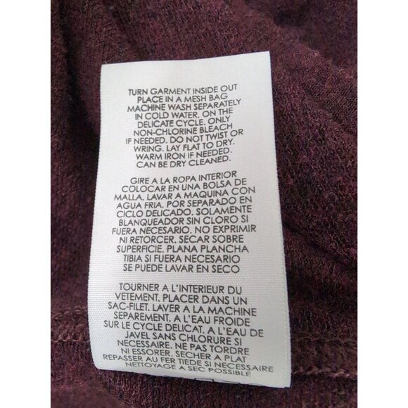 Cabi Hype Hoodie Womens S Burgundy Oversized Stretch Soft Casual Comfy Relax - Picture 11 of 11